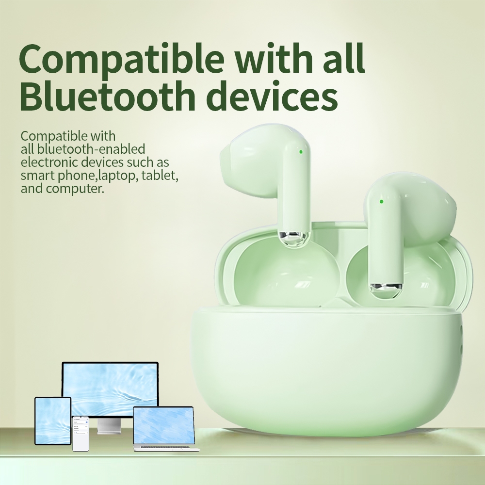 Tai nghe Bluetooth HIFI HQAi H7 TWS, chống ồn, điều khiển cảm ứng, tai nghe chơi game có mic.