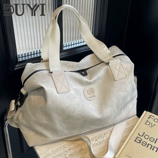 Túi xách du lịch PU đa năng dung lượng lớn, túi hành lý xách tay nhẹ nhàng thời trang, túi lên máy bay DUYI