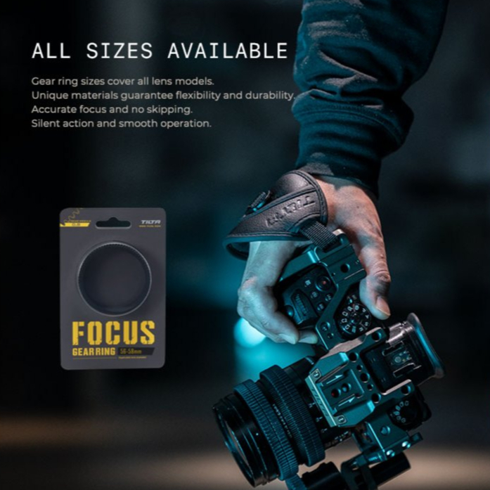 TILTA Vòng bánh răng lấy nét liền mạch Xoay 360 theo vòng lấy nét 46,5-90 cho máy ảnh DSLR SLR Phụ kiện máy ảnh Tiltaing TA-FGR cho SONY