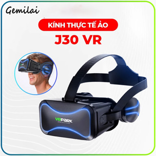 Gemilai Kính thực tế ảo J30 VR 3D góc rộng kết hợp xem phim và chơi game trên điện thoại chân thực sống động