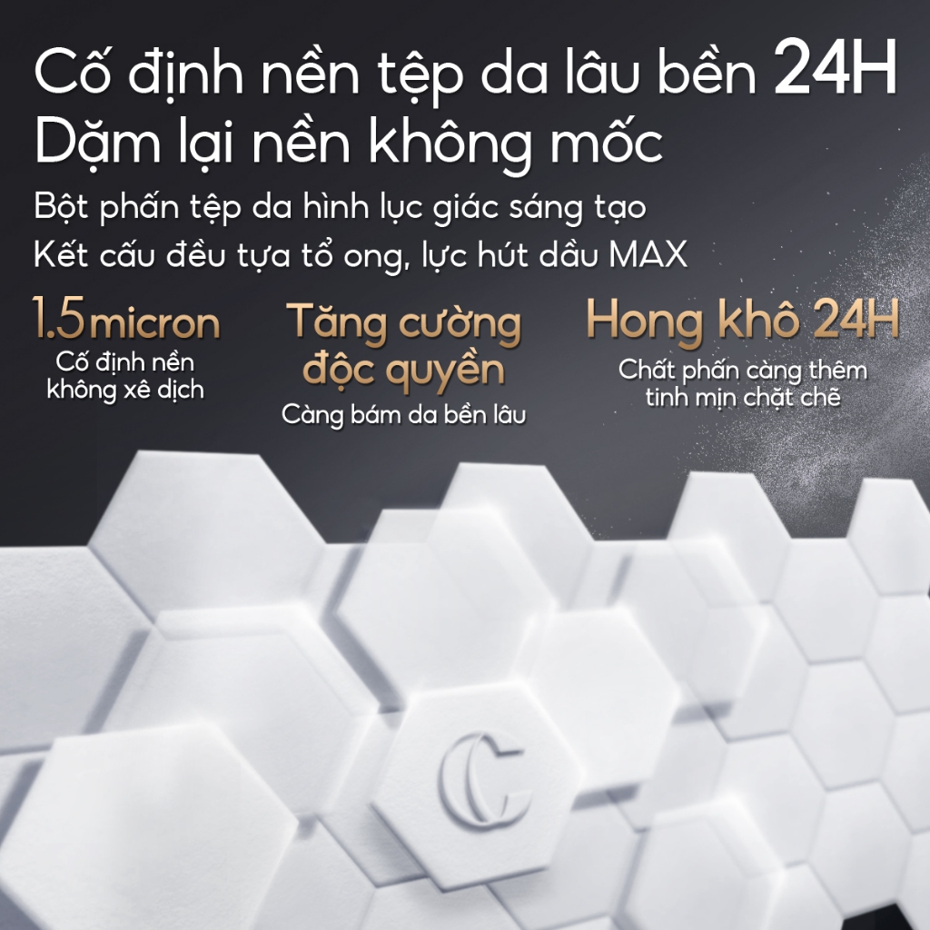 【Combo】Carslan Phấn nén Black magnetic 8g + Xịt khoá nền Black magnetic trang điểm 100ML