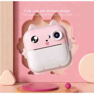 Q5 Máy ảnh Polaroid dành cho trẻ em Máy ảnh hoạt hình Mini in nhiệt