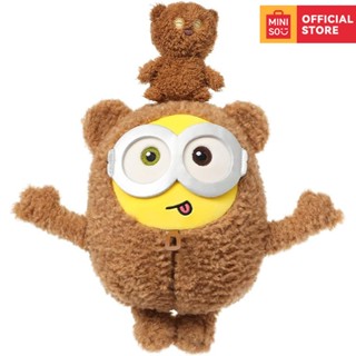 Miniso Bob + Tim Trang Phục Minions Đồ Chơi Sang Trọng, Chăn Ga Gối Ngủ Dễ Thương 28cm Thú Nhồi Bông Kawaii Sang Trọng Gối Cho Trẻ Em Bé Trai Bé Gái