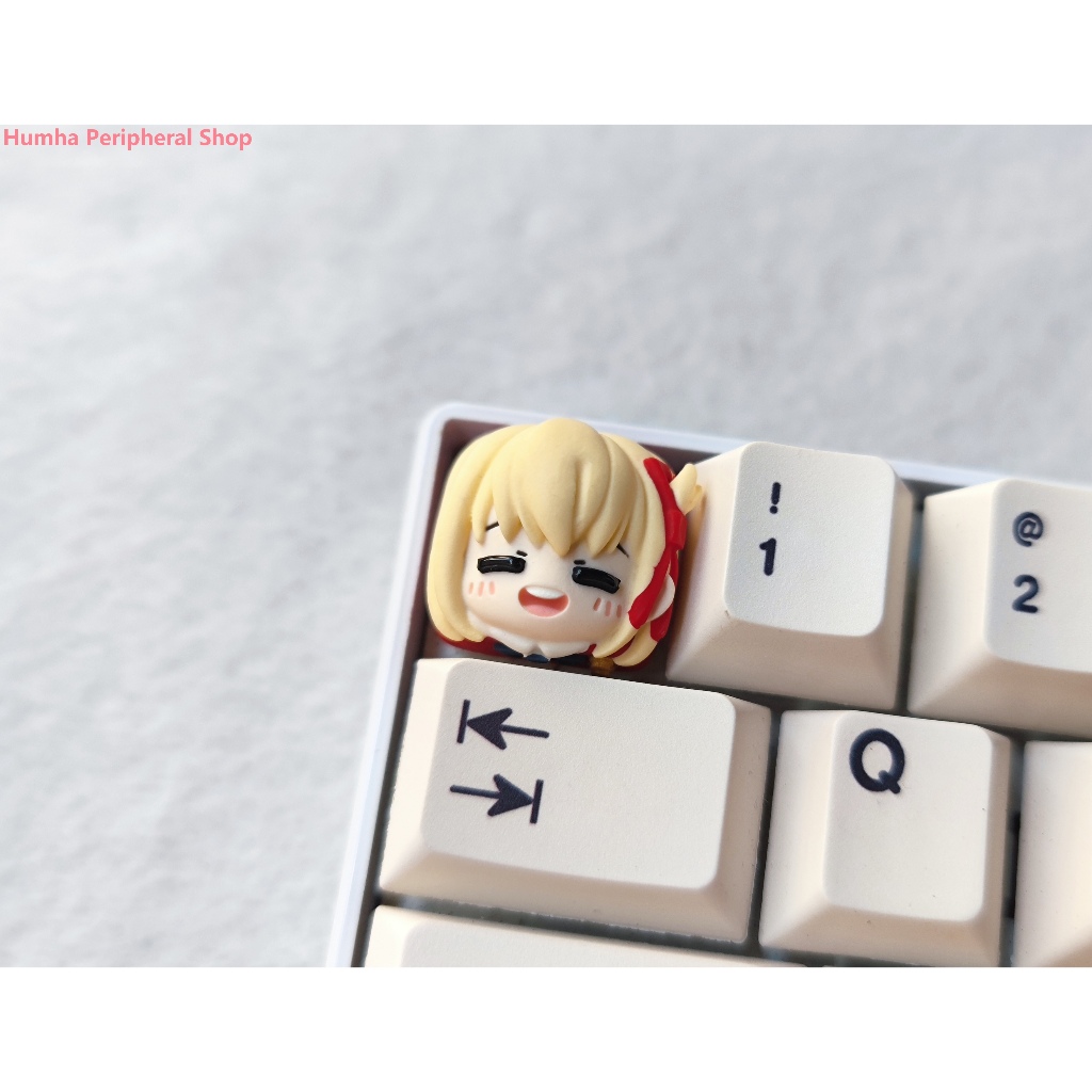 Humha Artisan keycap Lycoris Recoil keycap Làm bằng tay bằng nhựa keycap bàn phím cơ keycap cá nhân 