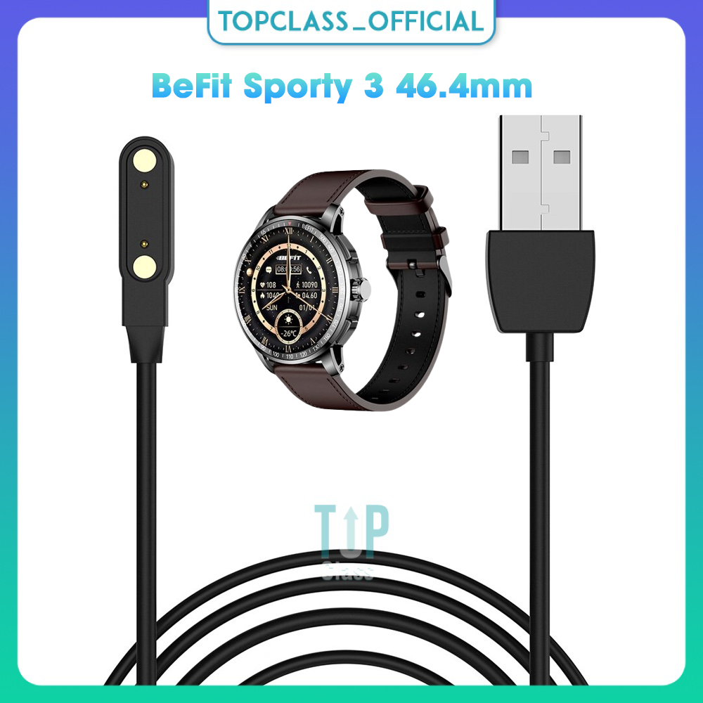 Cáp sạc USB thay thế cho đồng hồ thông minh BeFit Sporty 3 46.4mm