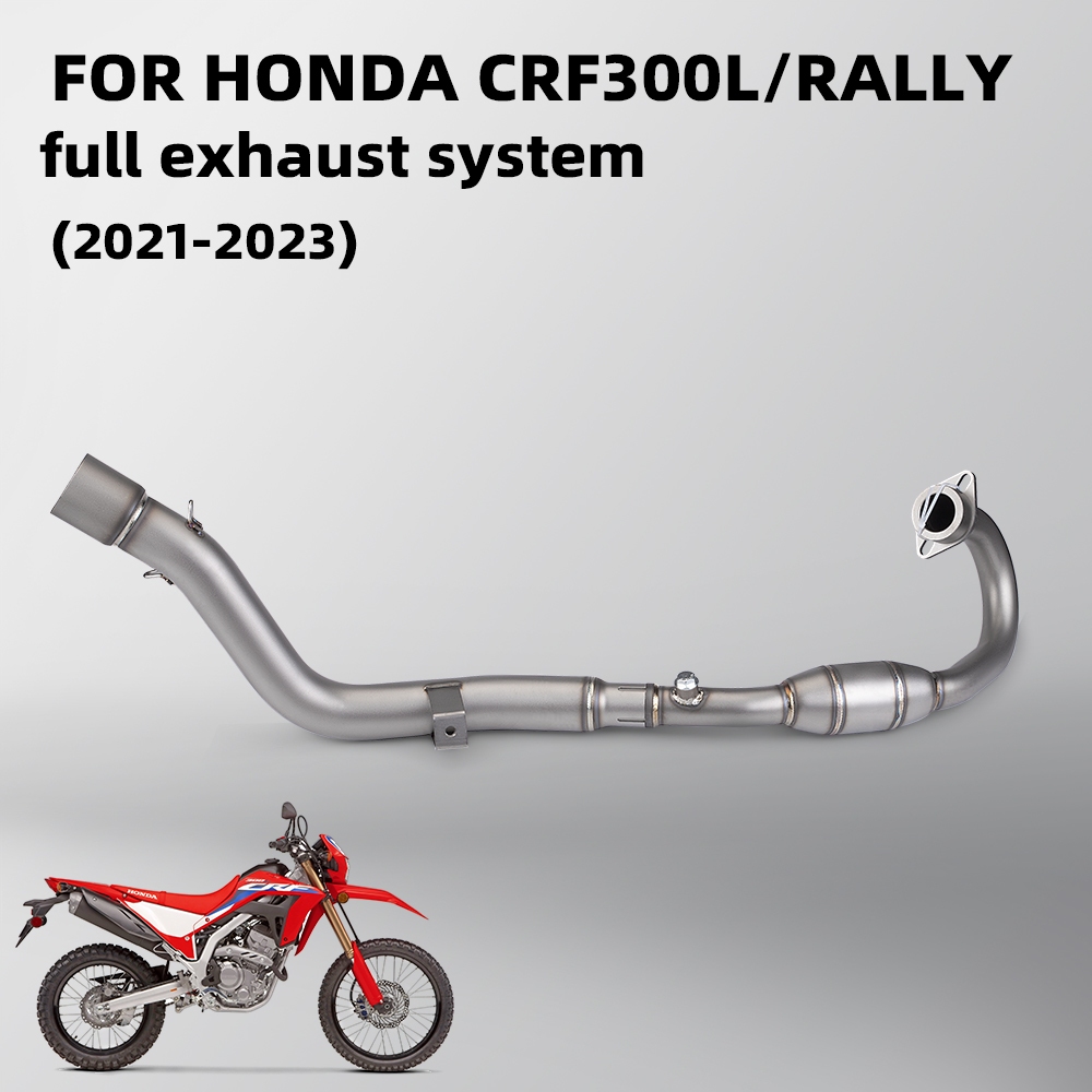 Xe Máy Toàn Hệ Thống Ống Xả Đầu Ống 51MM Trượt Cho Xe Honda CRF300Rally CRF300L CRF300 2021 2022 202