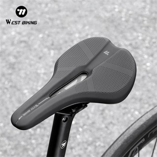 WEST BIKING Yên Xe Đạp Siêu Nhẹ Thoáng Khí Thoải Mái Da PU Xe Đạp Đệm Mtb Đường Xe Đạp Ghế Đua Mềm Đi Xe Đạp