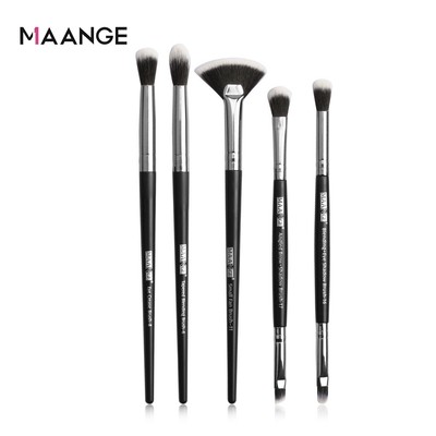Bộ 5 Cọ Trang Điểm MAANGE Đánh Phấn Mắt, Highlight, Lông Mày, Mũi Makeup Cá Nhân