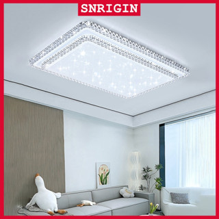 SNRIGIN Đèn pha lê trần chất lượng cao có thể điều chỉnh độ sáng và màu sáng Cài đặt dễ dàng