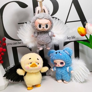 Búp Bê Dễ Thương Đôi Cánh Thiên Thần Cho Labubu Macaron Liila Mèo May Mắn Bé Ba Chú Thỏ lulu pig Upset Vịt bao-ao Và 15 / 20cm Sang Trọng Búp Bê Upsetduck bao ao 1 / 3 1 / 4 1 / 6 Búp Bê BJD