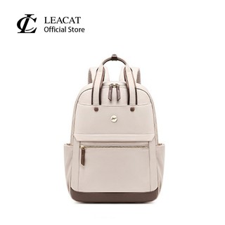  Ba lô Leacat dành cho nam và nữ đơn giản đi lại máy tính du lịch ba lô vải ba lô dung tích lớn 