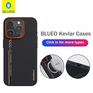Blueo Aramid Fiber kevlar case ốp lưng for iphone 15 16 pro max chống sốc Bao Da Điện Thoại blueo 600d Siêu Mỏng Nhẹ Từ Tính Chống Sốc / Rơi / Dấu Vân Tay Cho iphone 15 14 pro max 15pm 14pm Ốp