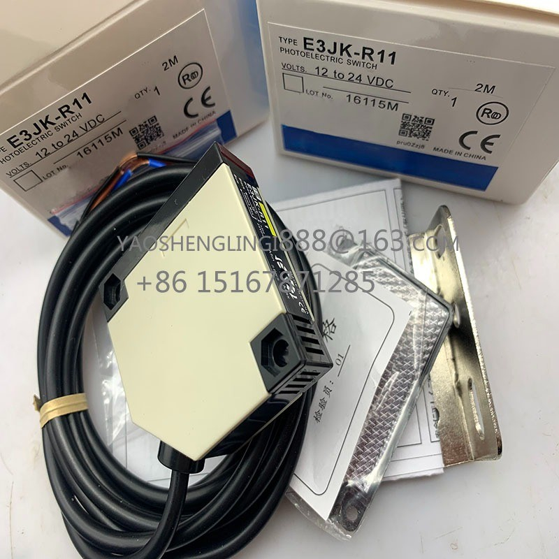 Công tắc quang điện điểm mới E3JK-R11 / R31 / R81 / R12 / R32 E3JK-D11 D31 D61 D81 E3JK-TN14-C E3JK-