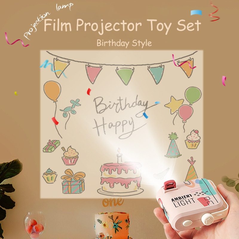 [Coisíní] Đèn sinh nhật, Máy chiếu, Đồ chơi, Đồ trang trí sinh nhật, Đồ trang trí phòng ngủ, Đèn ngủ