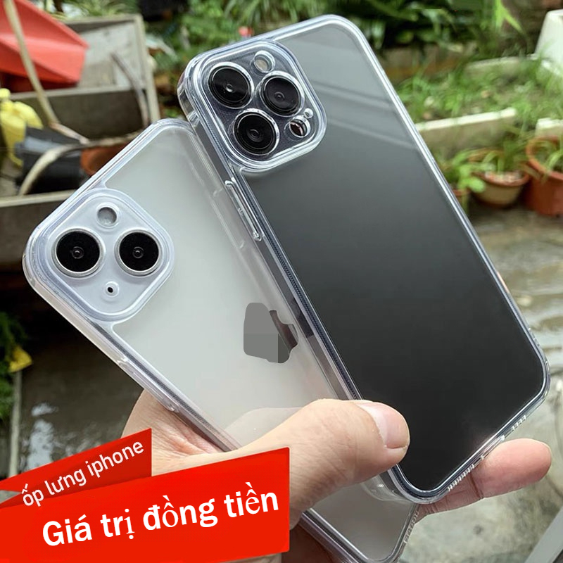 Gourde Ốp Lưng Iphone Trong Suốt Siêu Mỏng Ốp Điện Thoại Tpu Mềm Chống Sốc Chống Bẩn Cho Iphone 16 15 14 13 12 11 Pro Max Ip 6 6S 7 8 Plus Iphon X Xs Xr Xs Max