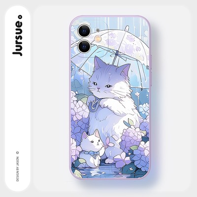 Ốp lưng ?p l?ng JURSUE dễ thương đẹp hoạt hình  độc lạ mềm cho iPhone 16 15 14 13 12 11 Pro Max SE 2020 X XR XS ip 8 7 Plus kute H5176Q