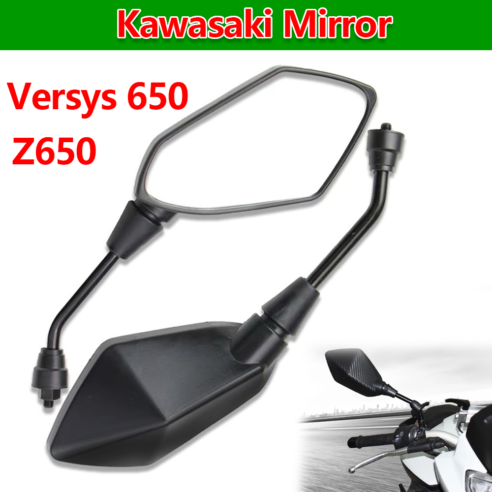 Dành Cho Kawasaki Versys 650 Z650 Gương Bên Z900 Z1000 Versys 1000 Z400 Gương Kawasaki Phụ Kiện