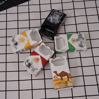 Gạt tàn gốm thời trang Sáng tạo Hộp đựng thuốc lá độc đáo Hình dạng trang trí nhà cửa