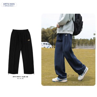 Artsman Quần Jogger thể thao ống đứng rộng rãi màu xám có dây rút Chất lượng cao Unisex Local Brand