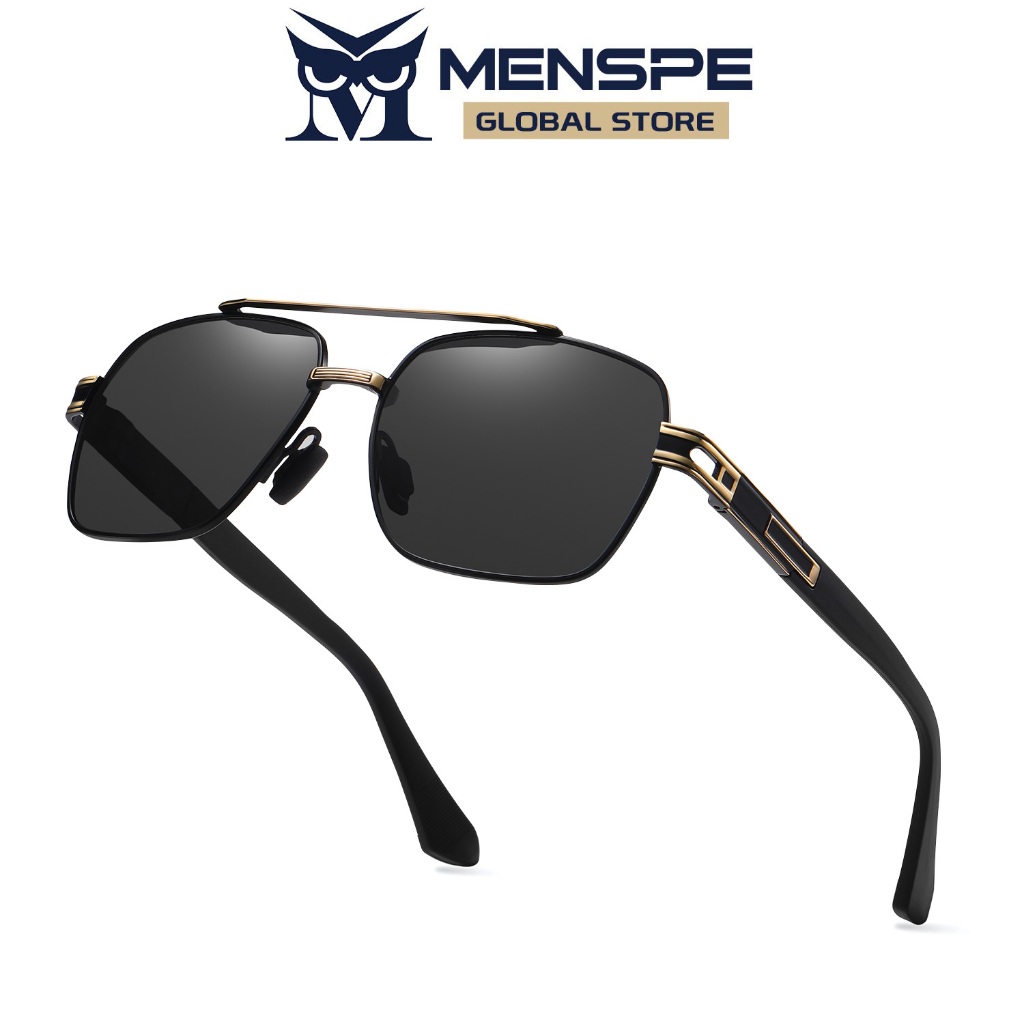 Menspe Nam Kính Mát Cổ Điển Tầm Nhìn Ban Đêm Tự Động Thay Đổi Màu Sắc Khung Chùm Đôi UV400 Kính Mát Phân Cực Kính Mắt Chân Co Giãn Kính Chống chói