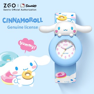 Zgo x Sanrio Big Ear Dog Đồng hồ trẻ em Pop Ring Chống nước 5 ~ 12 tuổi Đồng hồ bé gái 307