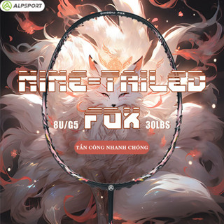 ALP HL PRO 8U vợt cầu lông G6 Siêu nhẹ 62 gam Vợt sợi carbon chuyên nghiệp T800 thiết kế nguyên bản mới lấy cảm hứng từ cáo Trung Quốc Tối đa 32 lbs 14kg THỂ THAO vợt cầu lông sợi carbon Nguyên bản