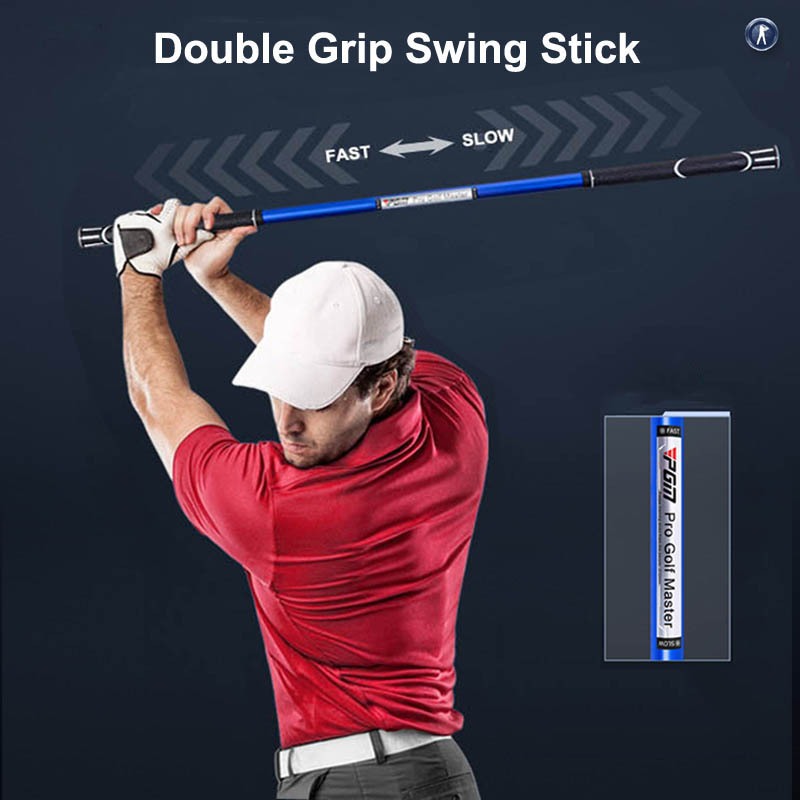 Pgm Golf Swing Tập Thể Dục Magic Impact Stick Hai Đầu Grip Swing Stick Free Swing Khó Người Mới Bắt 