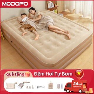 🛏️🛏️MODOFO Đệm Hơi Tự Bơm Thông Minh Đi Cắm Trại Hoặc Dùng Ở Nhà (Tặng Kèm Gối Và Bơm Điện)