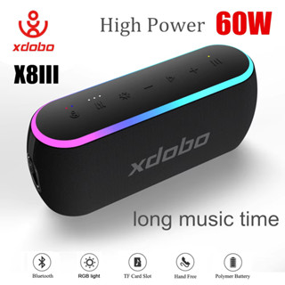 Loa Bluetooth Xdobo X8 III Công suất 60W Siêu Trầm Led RGB Bản nâng cấp của Xdobo X8 II X7 Wake 1983 Hero 1999 Nirvana