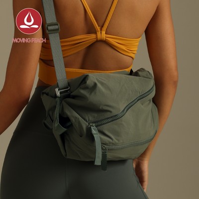 MOVING PEACH Túi thể thao Tách túi tập thể dục khô và ướt Dây đeo vai có thể điều chỉnh Túi đeo chéo Vải chống thấm nước đi xe đạp ngoài trời