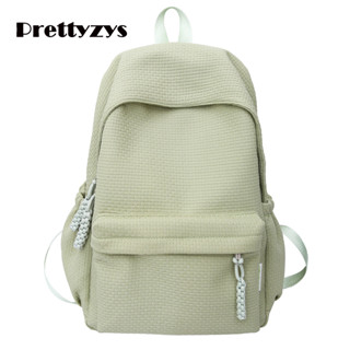 Ba lô Prettyzys 2024 Trường học nhẹ dung tích lớn Hàn Quốc 14 inch dành cho bé gái tuổi teen