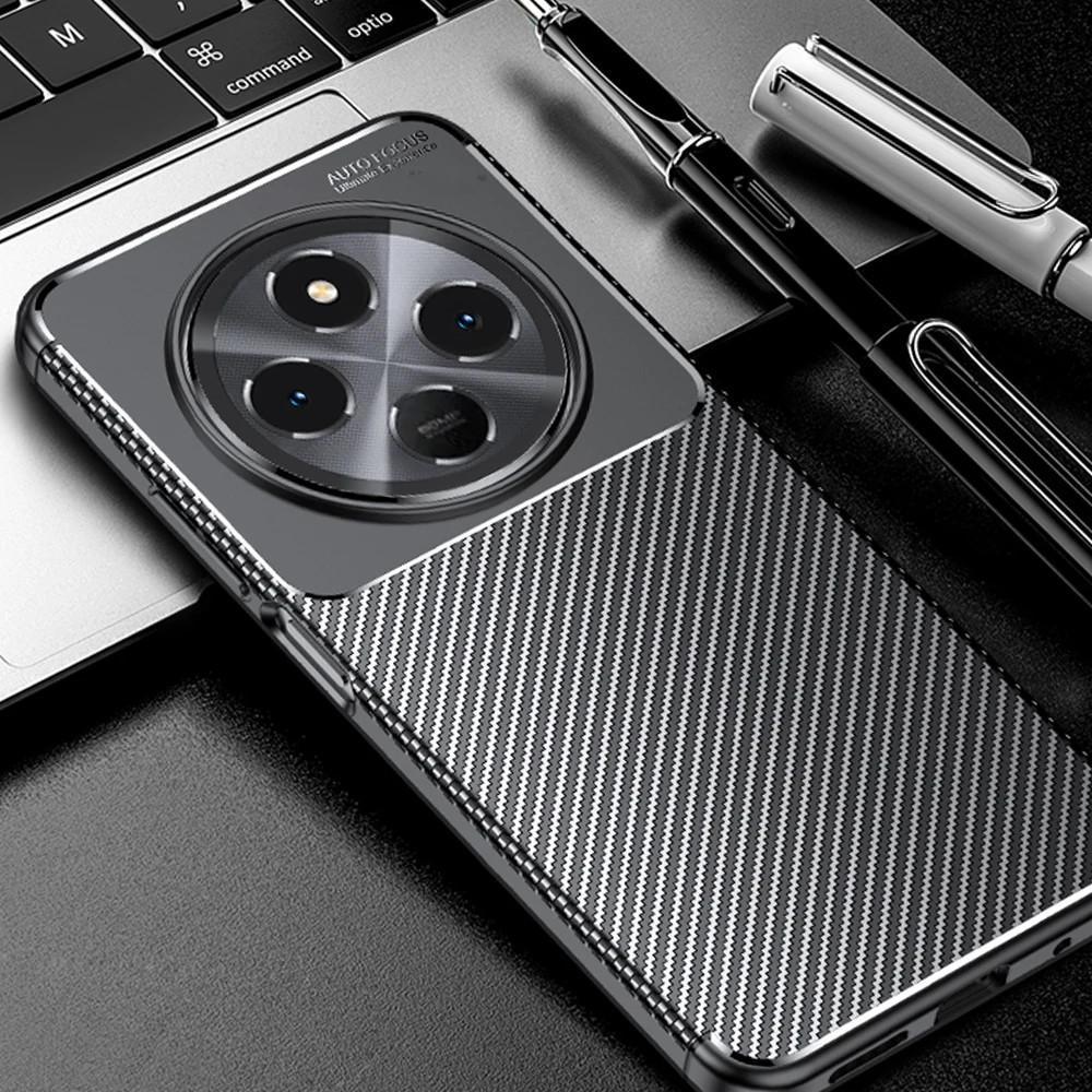 Ốp Điện Thoại Sợi Carbon Cho Xiaomi Redmi 14C 4G Ốp Lưng Xiaomi Poco M7 Poco C75 Redmi 14C Vỏ Bảo Vệ