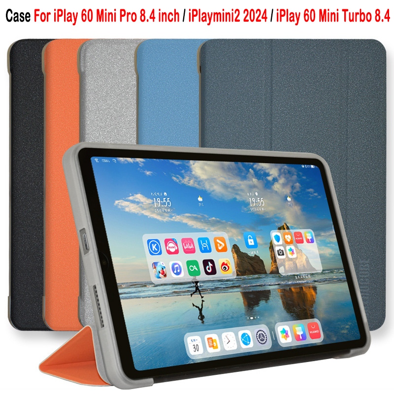 Dành Cho ALLDOCUBE iPlay 60 Mini Pro 8.4 inch iPlaymini2 2024 Da PU Chất Lượng Cao Chống Sốc Đứng Fl