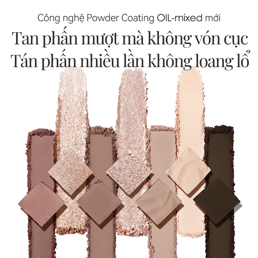 【Combo】 Phấn mắt Carslan Carmen 7 màu 9g + Bút chì kẻ mày 02 0,26g * 2