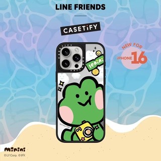  Ốp điện thoại gương mini hình chú ếch dòng dễ thương cho iphone 16 Pro Max i16 16Plus 15 Pro Max 15 Plus 14 Pro Max 14Plus i14 13 Pro Max i11 i13 13pro 12 Pro Max Vỏ bảo vệ 