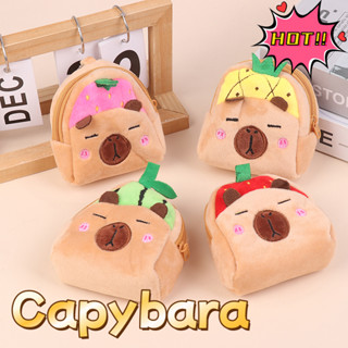 Deyangk Dễ thương Capybara Sang Trọng Ví Hình Động Vật Kẹp Tiền Di Động Phối Túi Tai Nghe Túi Bảo Quản Sinh Viên Quà Tặng Sinh Nhật VN