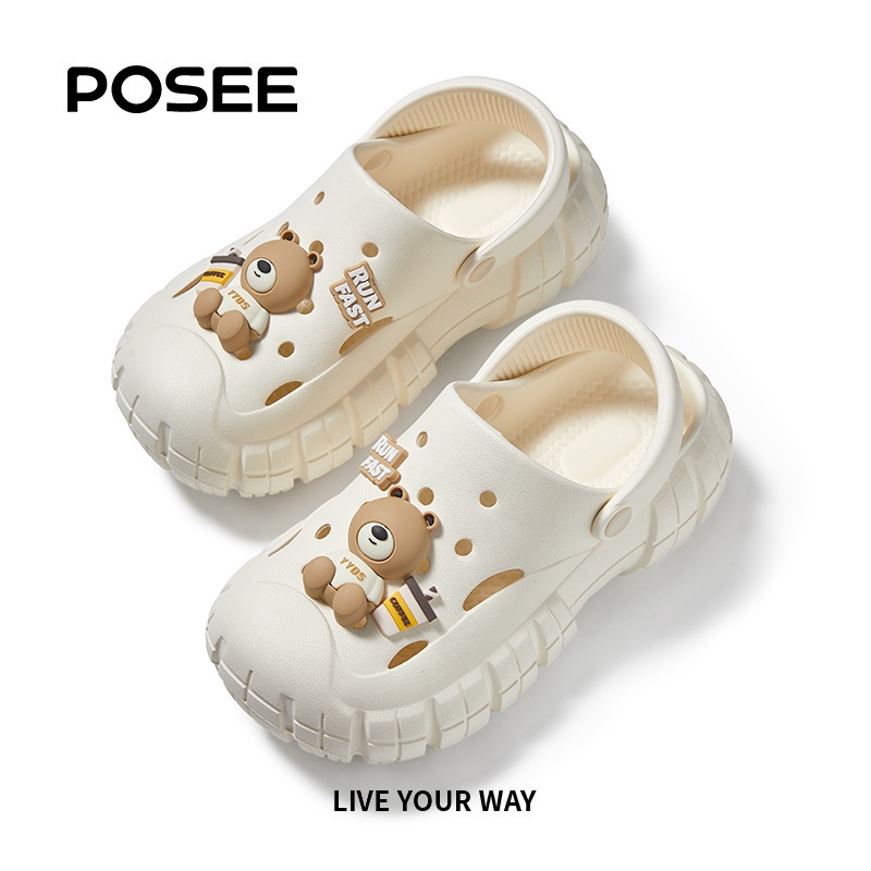 【New Arrival】POSEE Pioneer Giày cao su chống sốc dễ thương và thoải mái 24 năm kiểu mới P2244628