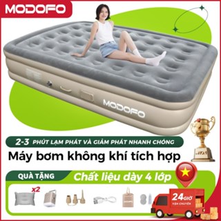 MODOFO Đệm Hơi Tự Bơm Thông Minh Đi Cắm Trại Hoặc Dùng Ở Nhà (Tặng Kèm Gối Và Bơm Điện)