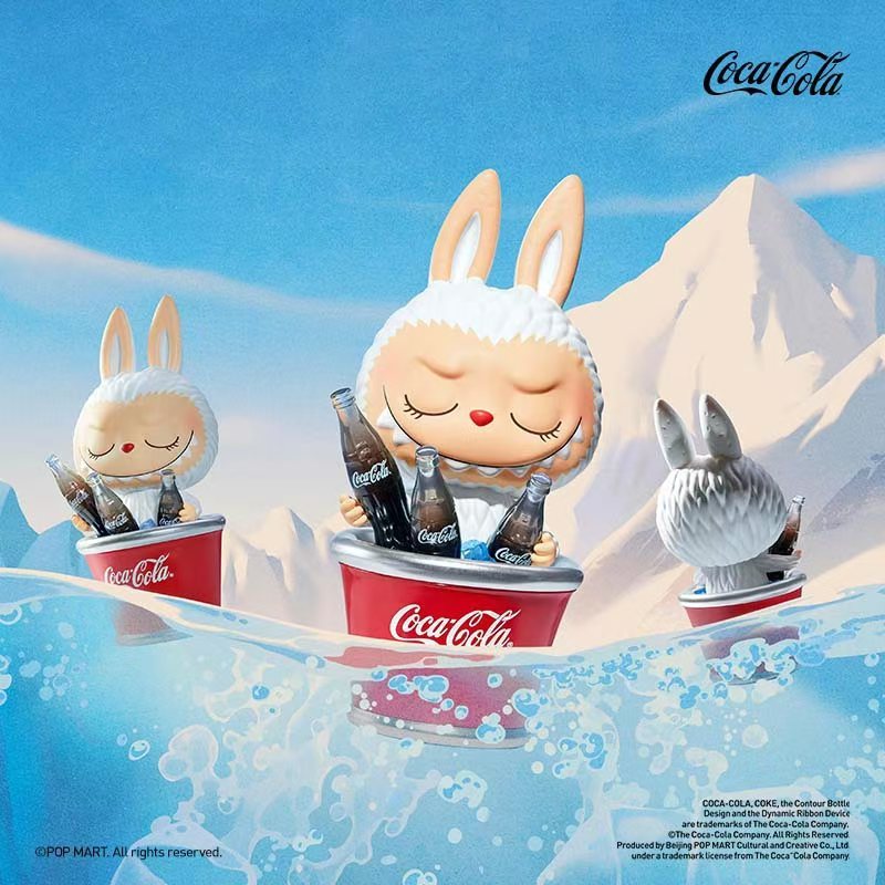 POPMART POPMART THE MONSTERS Coca-Cola Series Hình LABUBU Đồ trang trí