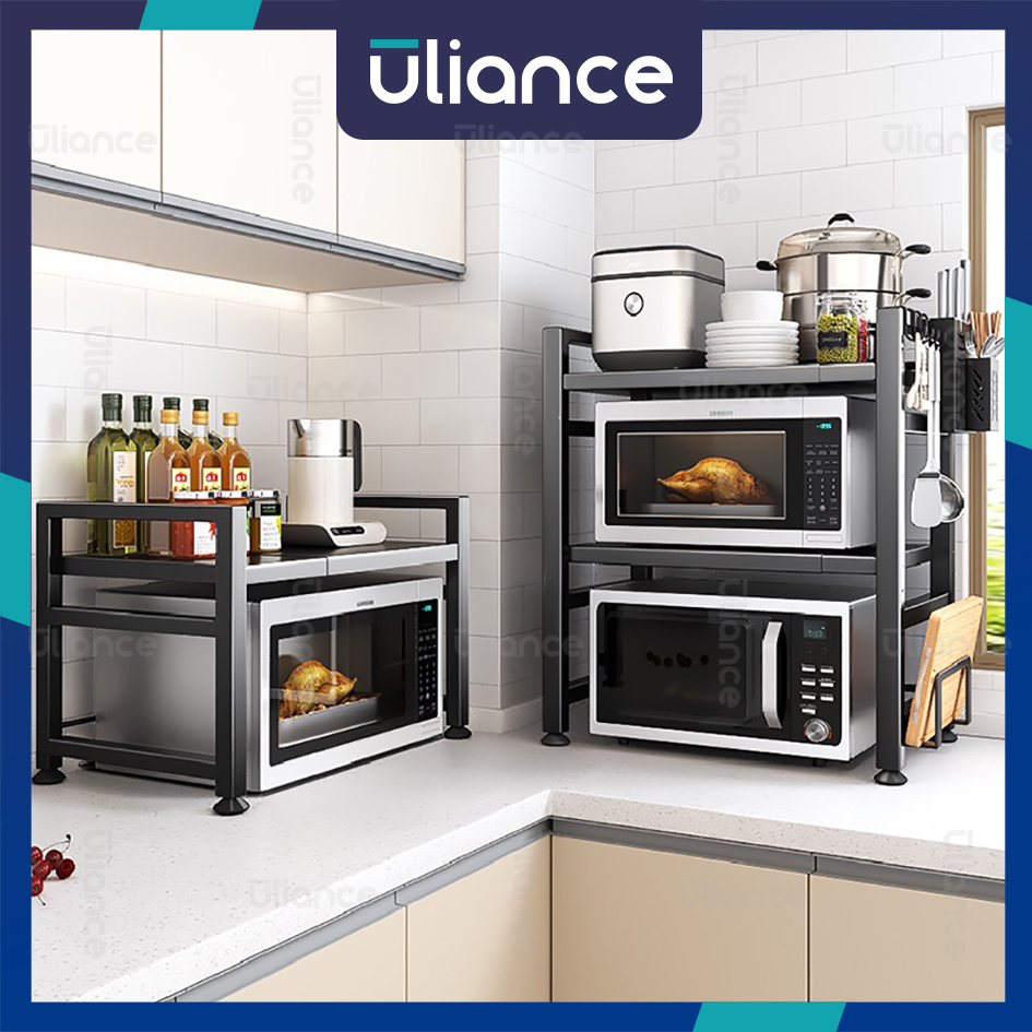 Kệ Lò Vi Sóng kích thước có thể điều chỉnh Uliance 2/3 tầng-Kệ Để Lò Vi Sóng ,Kệ Để Đồ Nhà Bếp