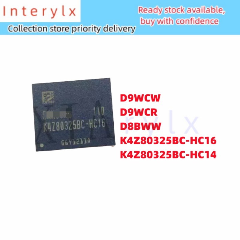 DDR6 Mới 1 Cái / lốc Thương Hiệu Màn Hình 1G K4Z80325BC-HC14 HC16 MT61K256M32JE-14: A D9WCW D8BW D9W