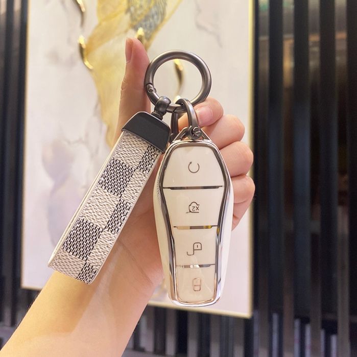 Vỏ chìa khóa ô tô TPU cho BYD Atto 3 / Dolphin / Sealion / Sealion 6 / Dolphin mini Key Case Keyless