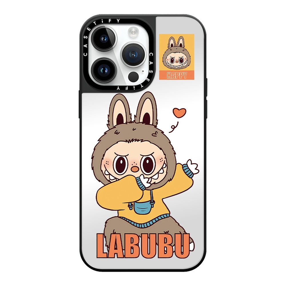 Casetify Ốp điện thoại gương Labubububu dễ thương cho iphone 16 Pro Max i16 16Plus 15 Pro Max 15 Plu