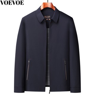[Vovevoe] Áo khoác nam công sở Áo khoác ve áo thông thường