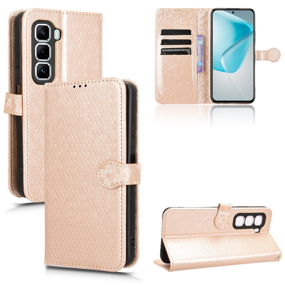 Dành Cho Infinix Hot 50 Pro Plus Vỏ Da PU Sang Trọng Đứng Infinix Hot50 Pro Plus X6880 Vỏ Điện Thoại