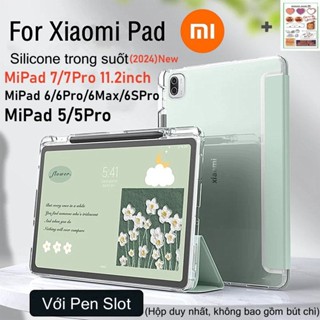 Bao Da Máy Tính Bảng Thông Minh Có Ngăn Đựng Bút Cho MiPad 7 Pro xiaomi pad 6 max mi pad 5pro 6pro 11 inch 5 pro 12.4 inch 2023 Ốp Xiaomi Pad 6S Pro