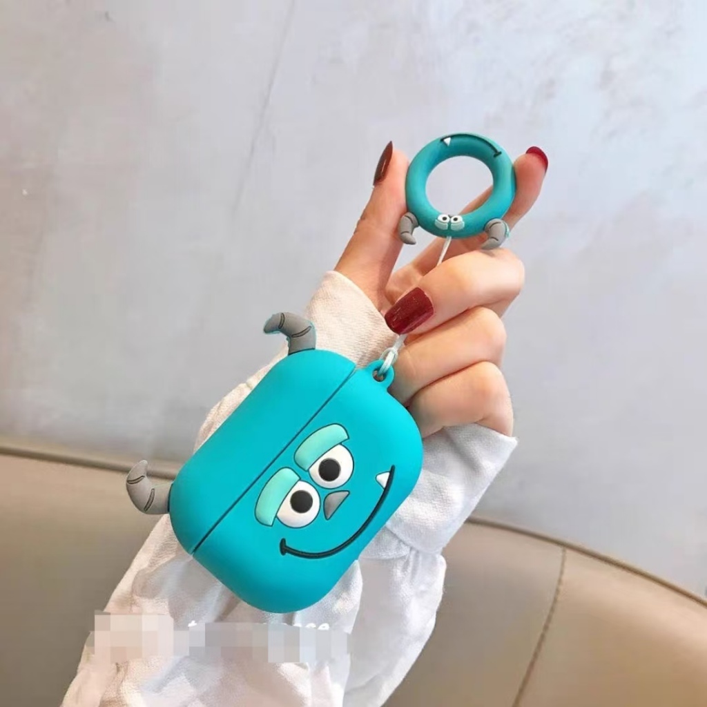 Ốp lưng Monster Inc Mike và Sulley Airpod Pro3 Airpod Pro2 Vỏ tai nghe silicon mềm chống sốc Tương t