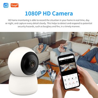 Tuya Thông Minh Wi-Fi 1080P HD Giám Sát Camera Quan Sát IP PTZ Camera Giám Sát Bé Camera Giám Sát P2P