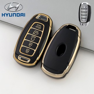 Vỏ chìa khóa ô tô Hyundai Thích hợp cho vỏ móc khóa ô tô TPU Hyundai Custin 23-24
