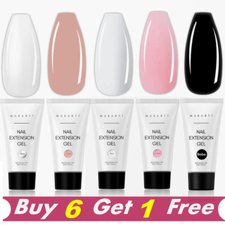 Makartt Poly Nails Acrygel Nail Extension Gel 50ml Builder Nail Hard Gel Hợp thời trang Nail Art Làm móng tay